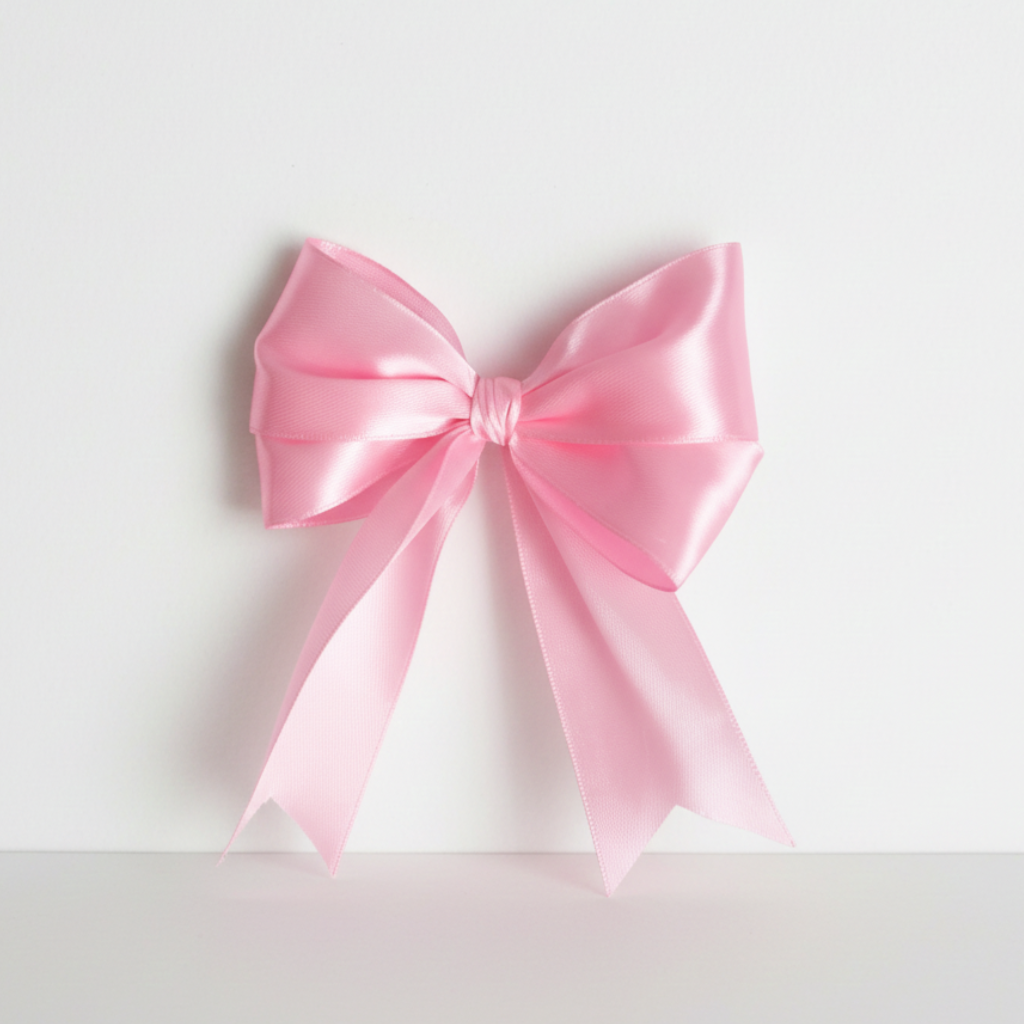 Saténová stuha 40 mm růžová – dekorativní mašle a balení dárků